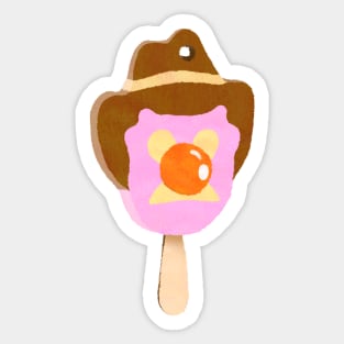 Bubble O Bill (orange) Sticker